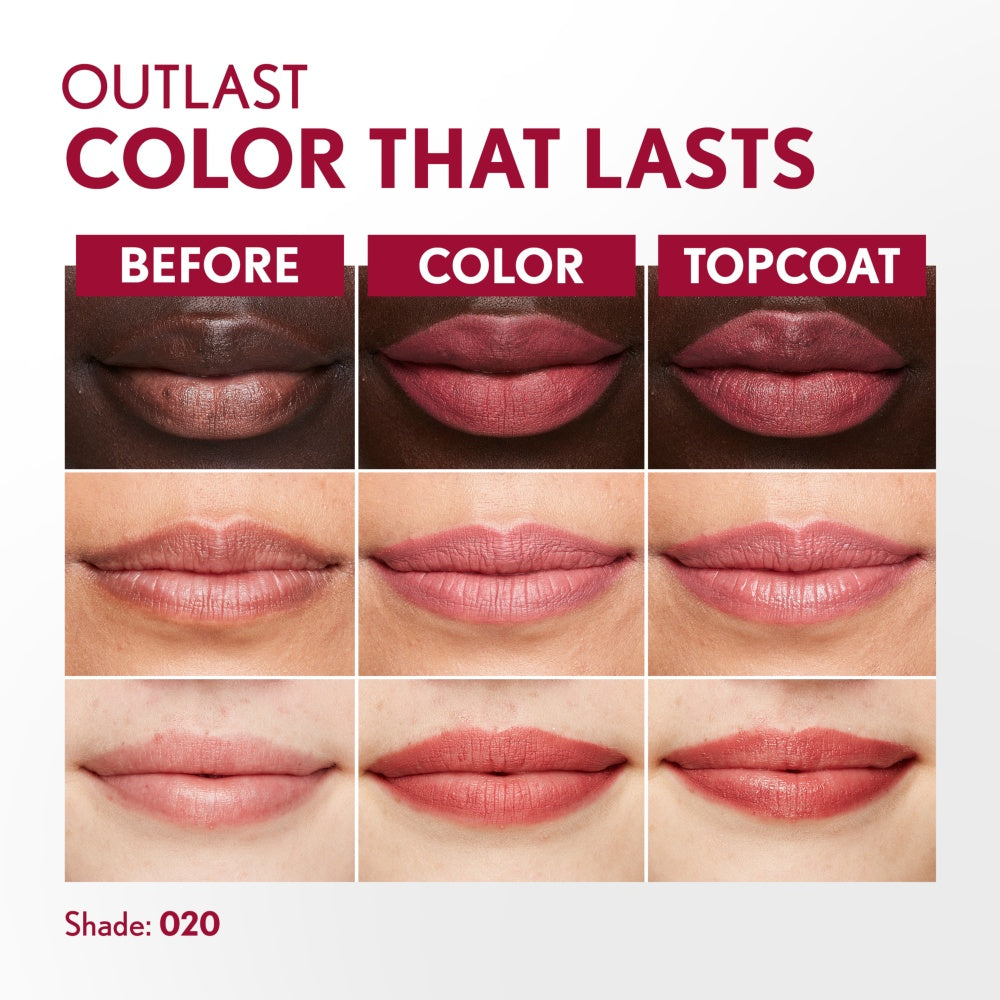 Outlast All-Day Lip Color With Topcoat - US 3675