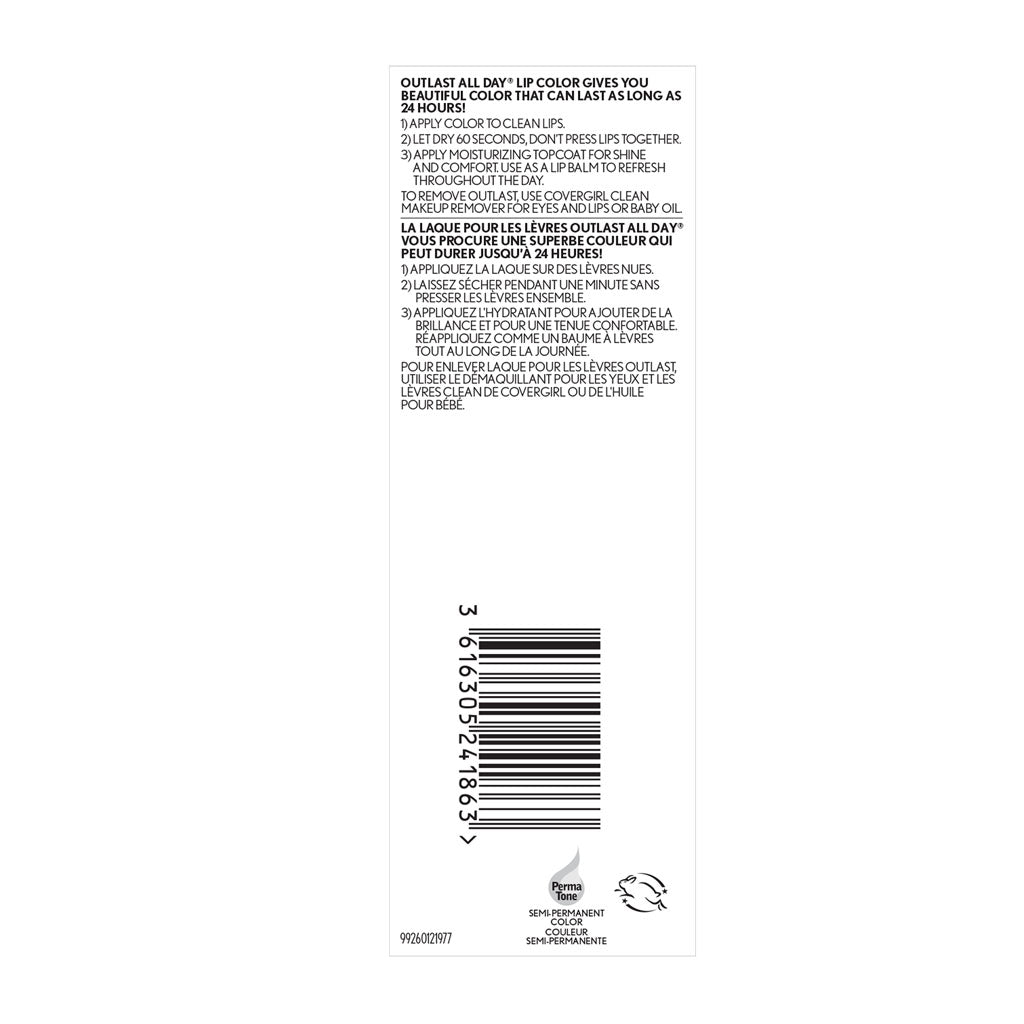 Outlast All-Day Lip Color With Topcoat - US 2796