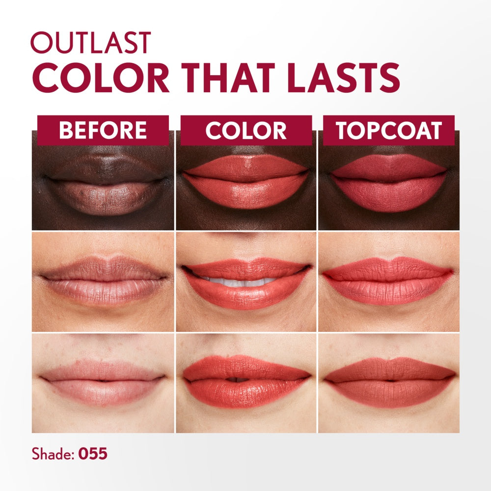 Outlast All-Day Lip Color With Topcoat - US 9789