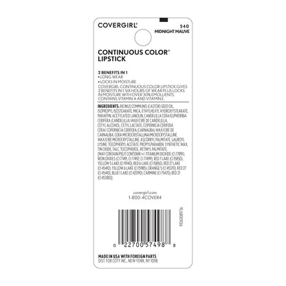 Continuous Color Lipstick - US 4985