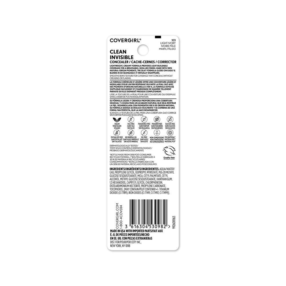 Clean Invisible Concealer - US 9423