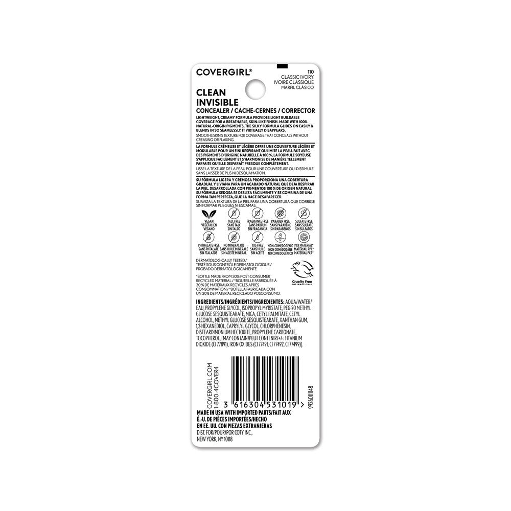 Clean Invisible Concealer - US 4974