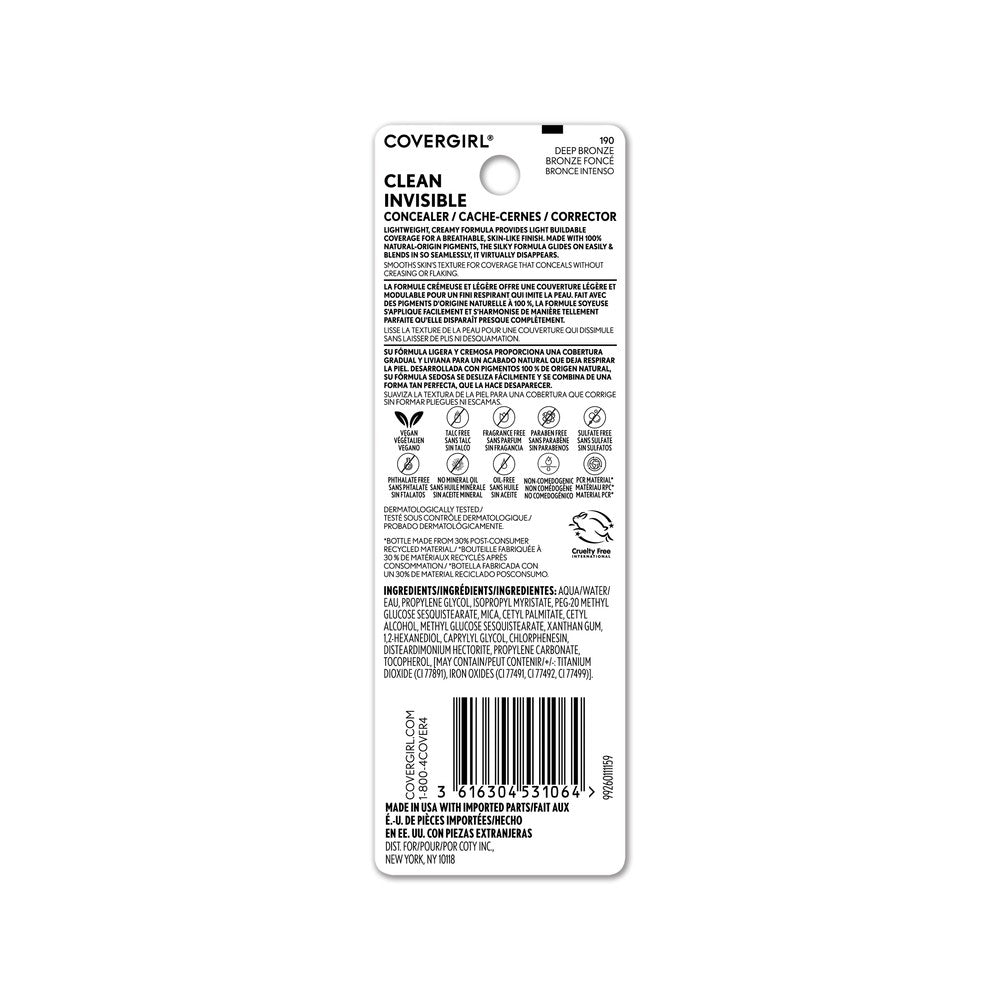 Clean Invisible Concealer - US 8361