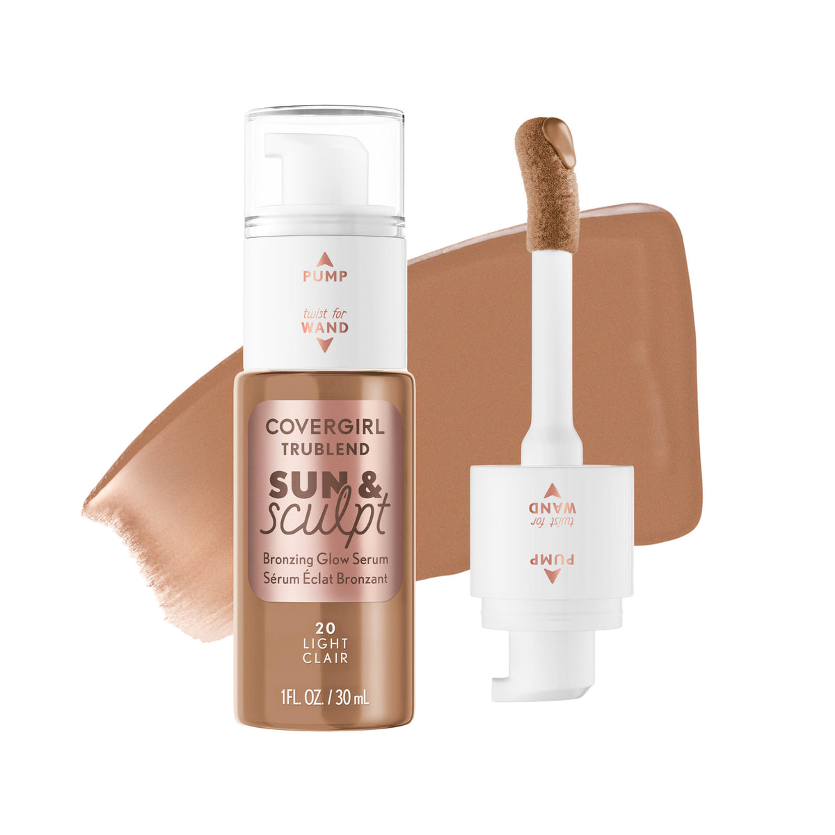 Trublend Sun & Sculpt Bronzing Glow Serum - US 5302