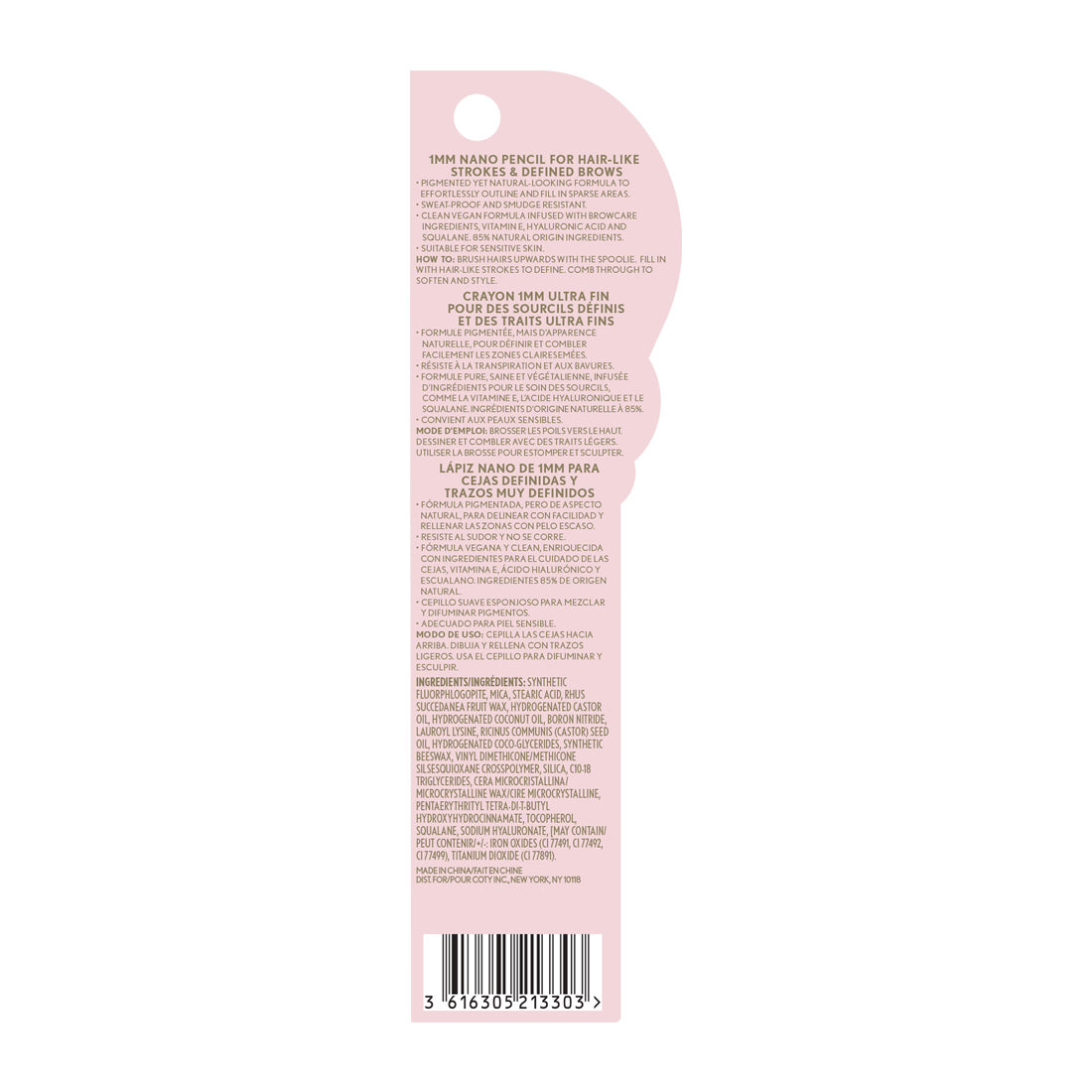Clean Fresh Brow Liner 1Mm Nano Pencil - US 7178