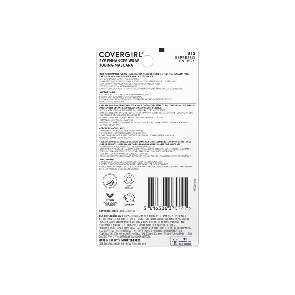 Eye Enhancer Wrap Tubing Mascara - US 2876
